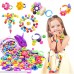 Trooer 260 Pcs Snap Pop Beads Set for Kids Pop Beads DIY Jewelry Bracelet and Necklace Making Kit Art and Crafts Toys for Kids 260 Pcs B07F31R3VR
